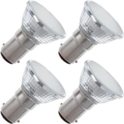 Newhouse Lighting MR11 BA15d Bayonet LED Floodlight Bulb Warm White 20 Watt Equivalence 4 Pk