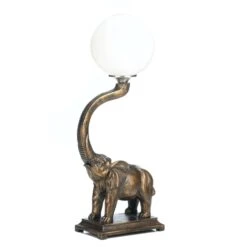 Gallery Of Light Elephant 24.5 In. Bronze Table Lamp