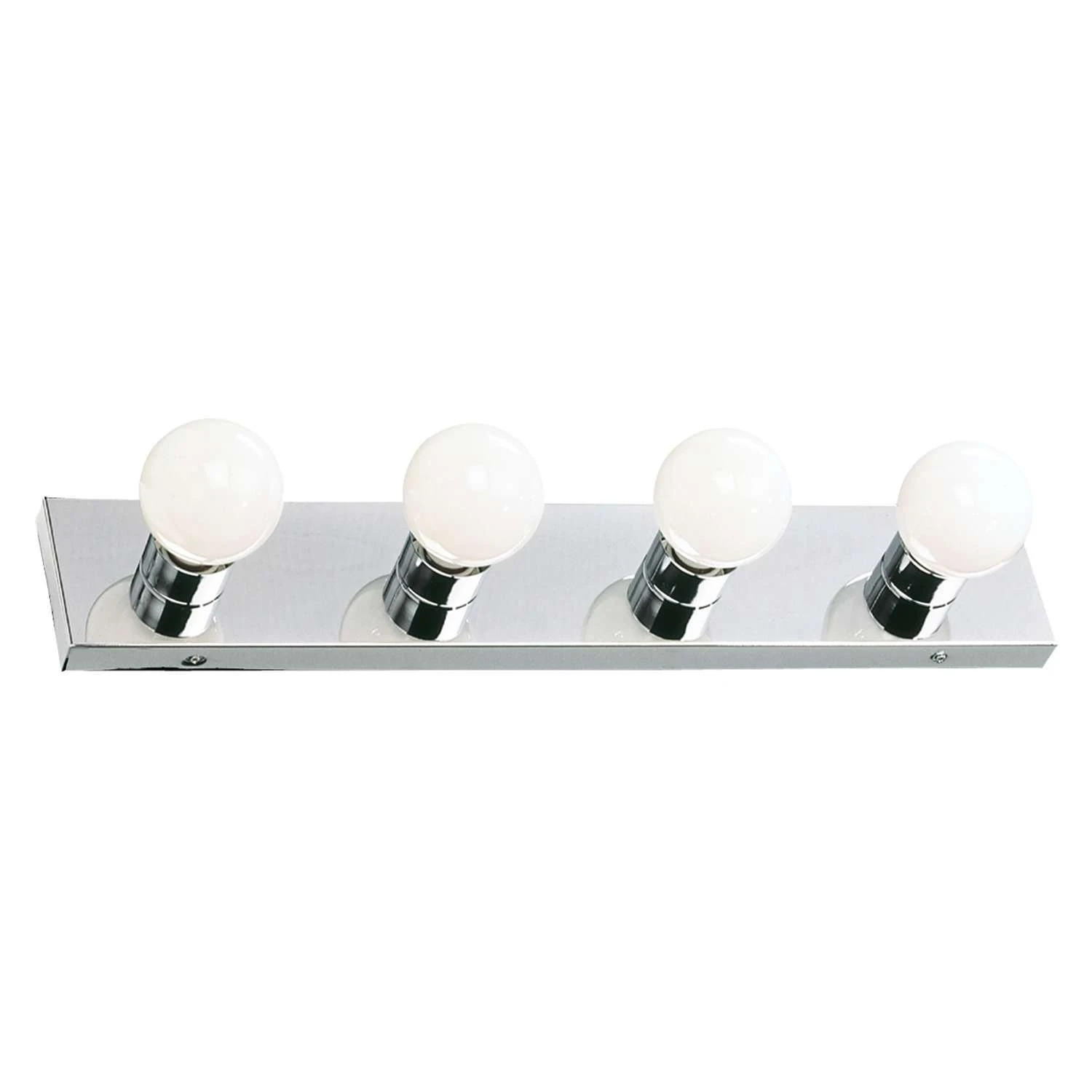 Design House Polished Chrome 4 Lights Vanity Light Surface