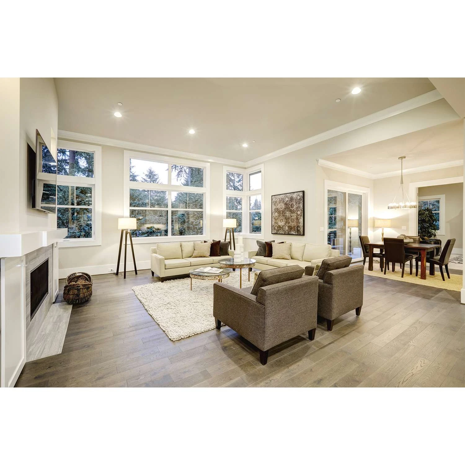 Halo HLB Lite Matte White 4 In. W LED Smart-Enabled Canless Recessed Downlight 10.1 W - Image 2