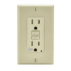 Leviton 15 Amps 125 V Ivory Audible Outlet 5-15R 1 Pk