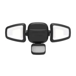 Mr. Beams Motion-Sensing Battery Powered LED Black Security Light