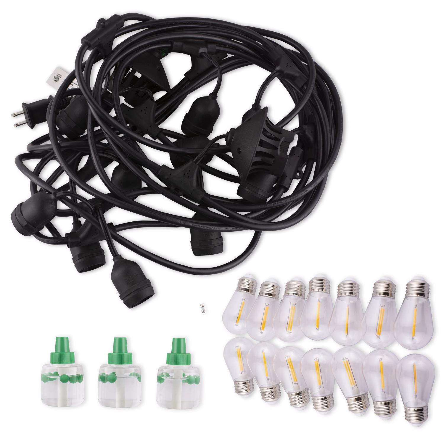 TIKI BiteFighter Clear Plug In 24 W LED String Lights 1 Pk - Image 5