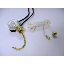Gardner Bender 6 Amps Pull Chain Switch Brass 10 Pk