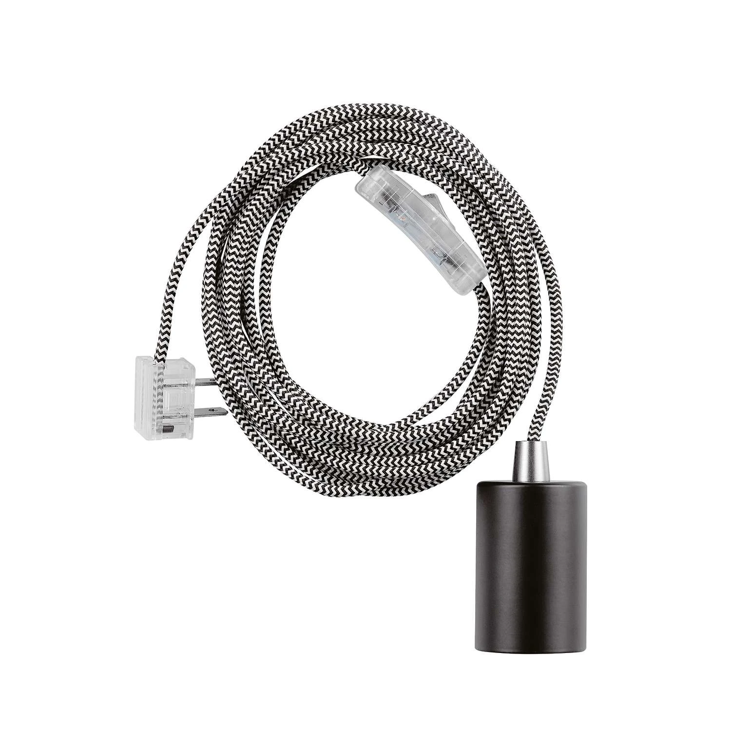 Globe Electric Chevron Matte Black 1 Lights Pendant Light