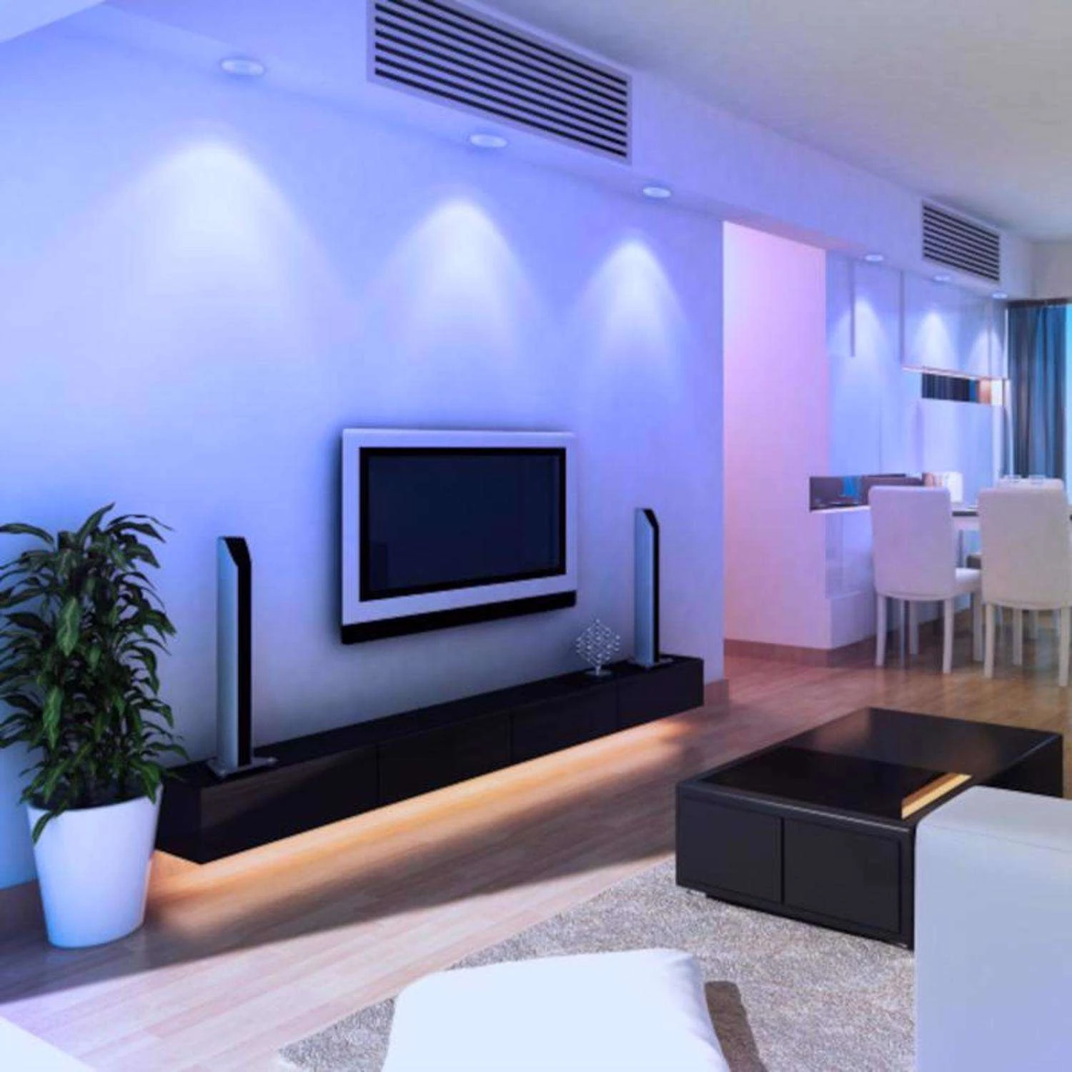 LIFX Smart Home BR30 E26 (Medium) Smart-Enabled LED Bulb Color Changing 75 Watt Equivalence 1 Pk - Image 3