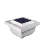 Classy Caps Regal White Solar Powered 1 W LED Post Cap Light 1 Pk