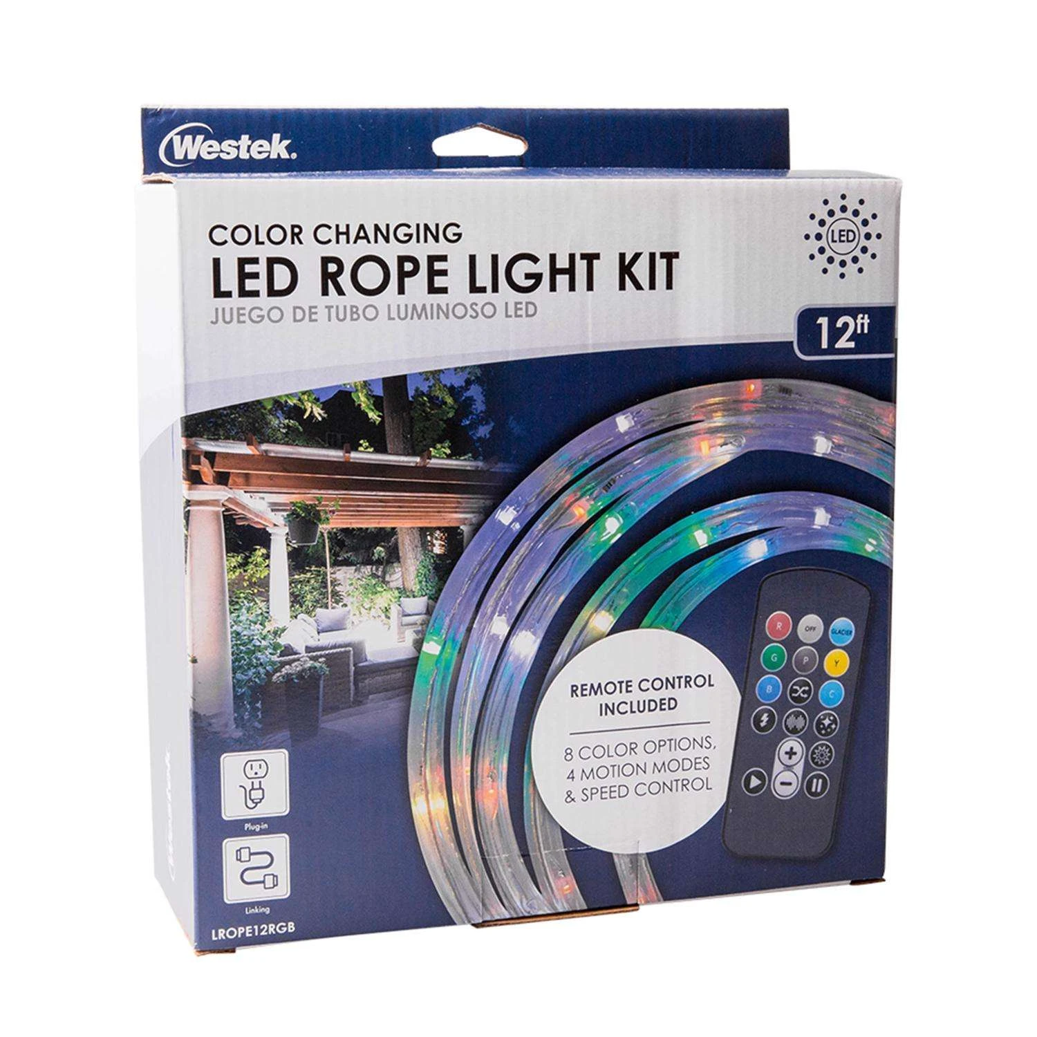 Westek 12 Ft. L Color Changing LED Rope Lights 1 Pk - Image 2