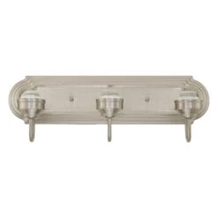 Westinghouse 3-Light Brushed Nickel Metallic Wall Sconce