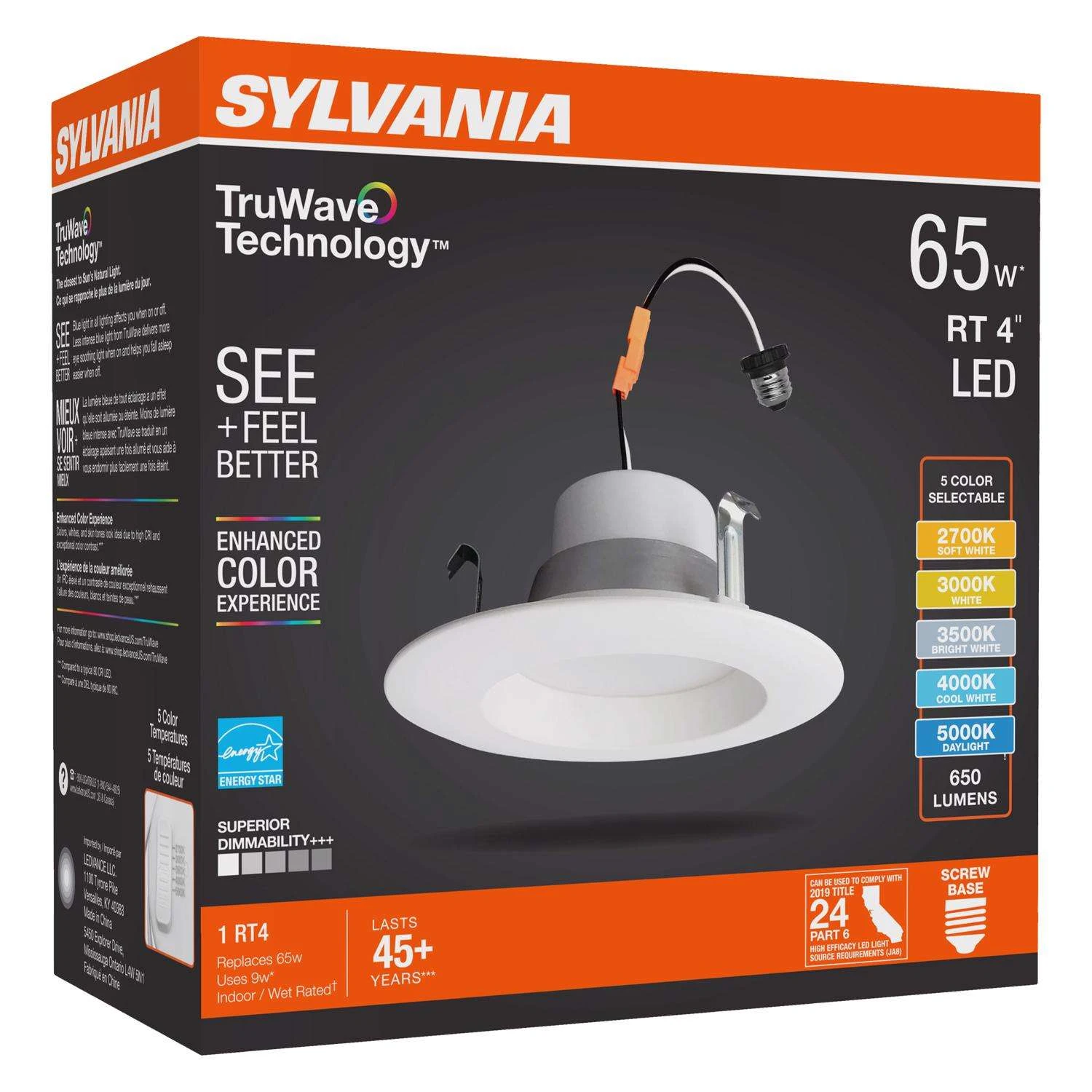 Sylvania TruWave White LED Retrofit Recessed Lighting 65 W - Image 2