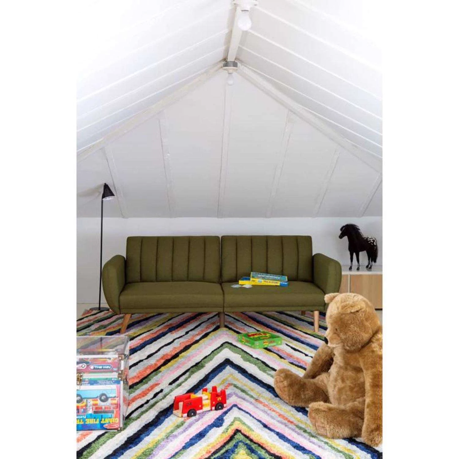 Globe Electric Novogratz 59 In. Matte Black Floor Lamp - Image 4