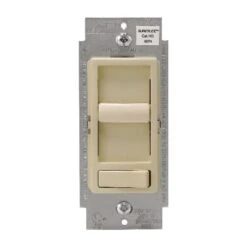 Leviton SureSlide Ivory 600 W Preset Slide Dimmer Switch 1 Pk