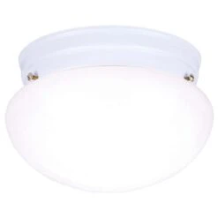 Westinghouse 5 In. H X 8.75 In. W X 8.75 In. L White Ceiling Light