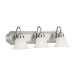 Design House Allante Satin Nickel 3 Lights Vanity Light Surface