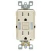 Leviton 15 Amps 125 V Duplex Light Almond GFCI Outlet 5-15R 1 Pk