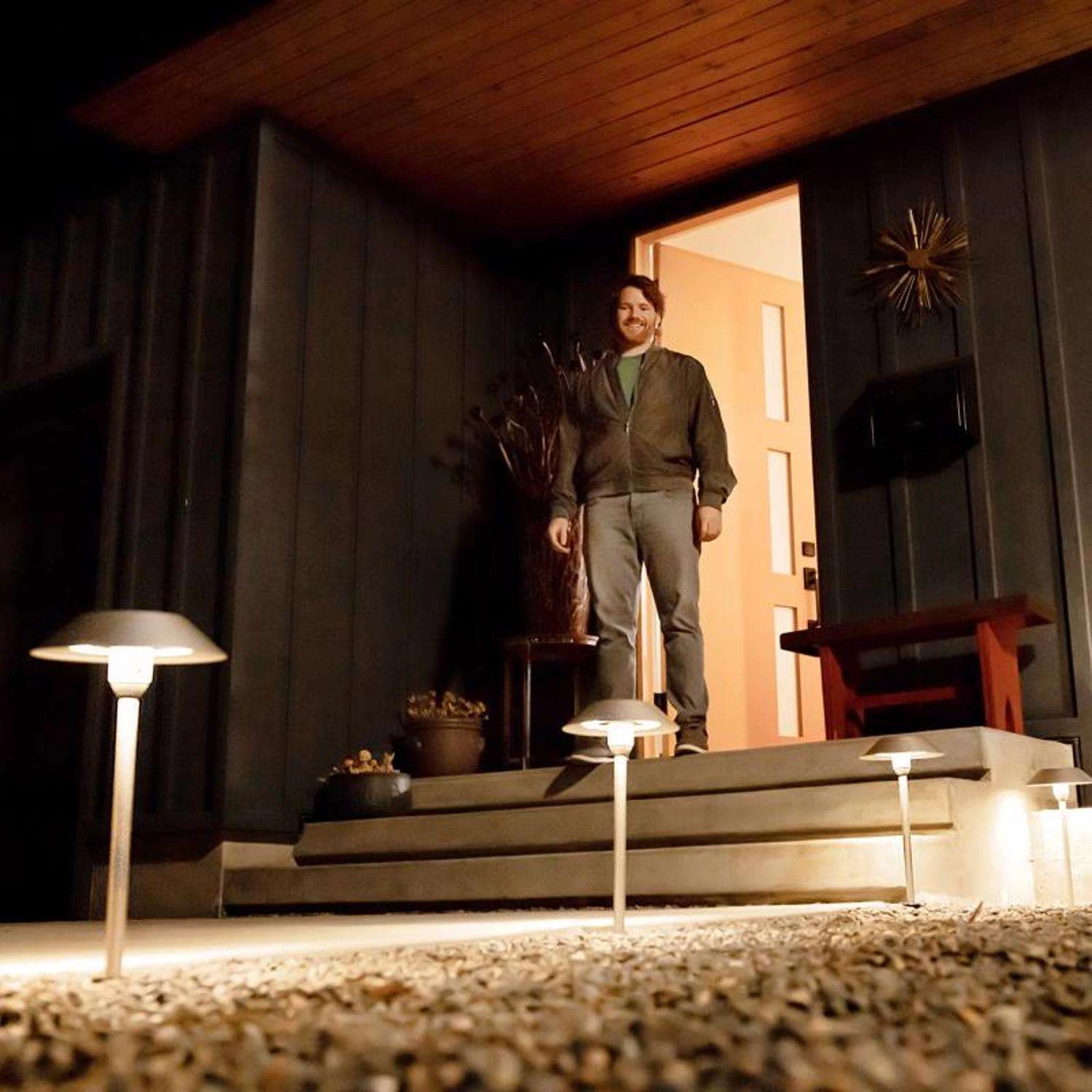 Feit OneSync Brushed Nickel Solar Powered 40 W LED Pathway Light 1 Pk - Image 7