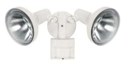 Heath Zenith Motion-Sensing Hardwired Halogen White Security Light