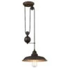 Westinghouse Iron Hill Oil Rubbed Bronze Brown 1 Lights Pulley Pendant