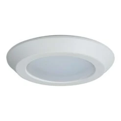 Halo BLD6 Series Matte Soft White 6 In. W Aluminum LED Canless Recessed Downlight 8.2 W