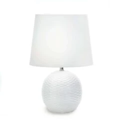 Gallery Of Light Posh 16.375 In. White Table Lamp