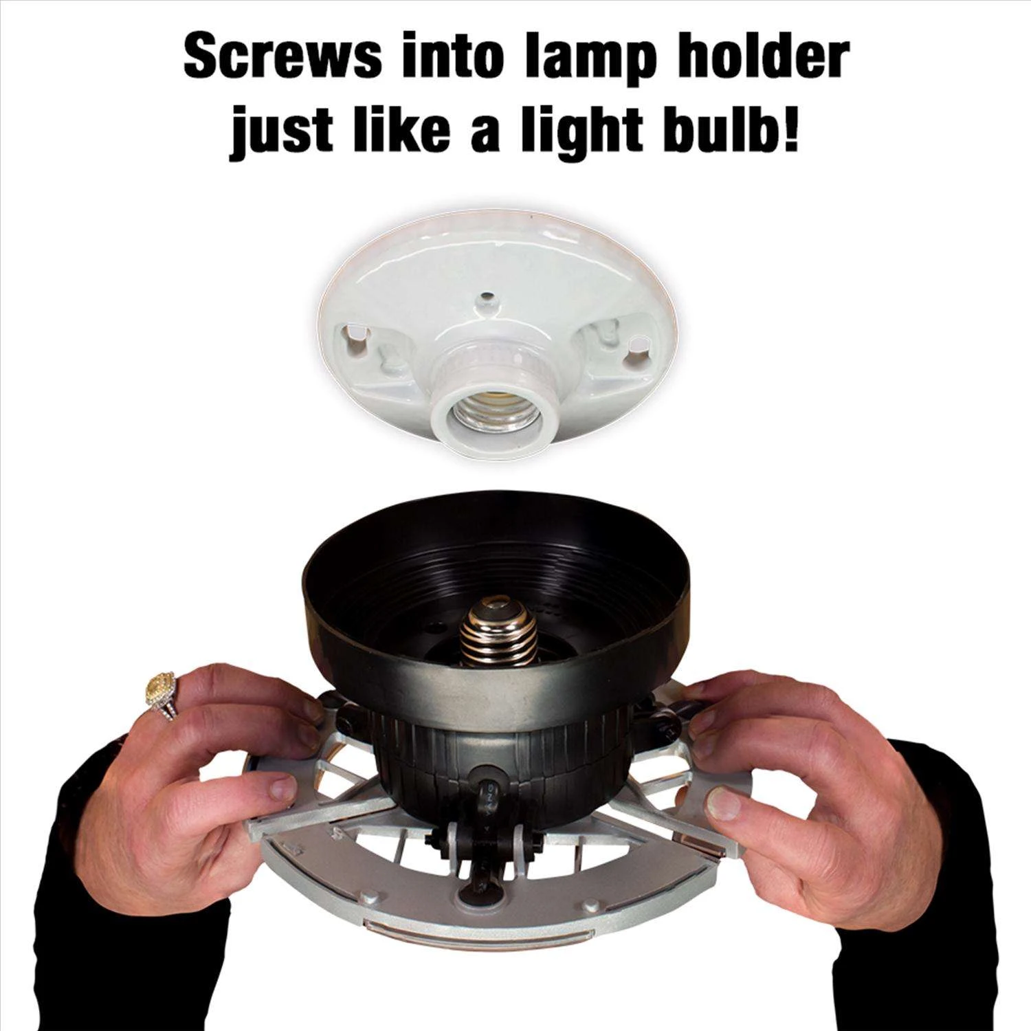 ETI 3-Panel Folding E26 (Medium) LED Bulb Bright White 40 Watt Equivalence 1 Pk - Image 7