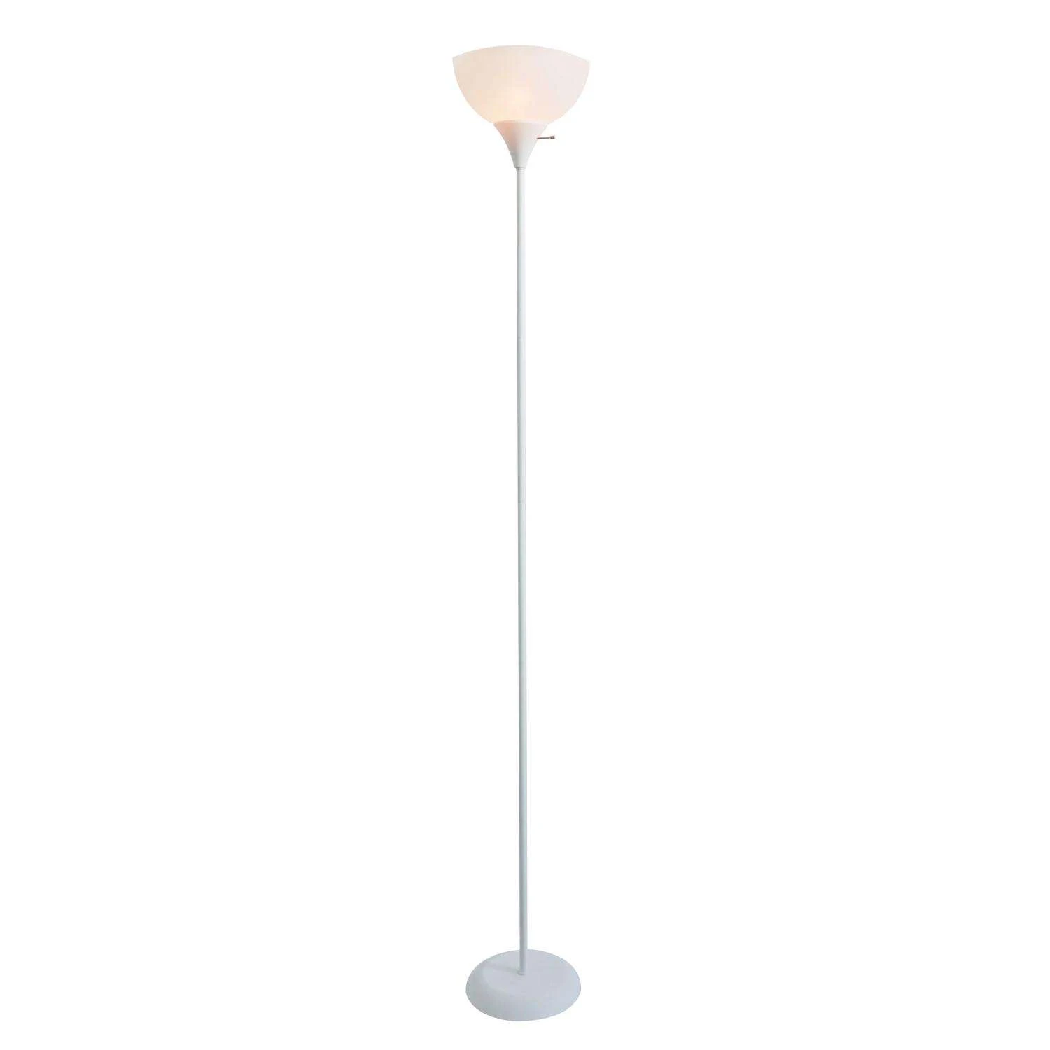 Newhouse 71 In. Beige/White Floor Lamp - Image 2