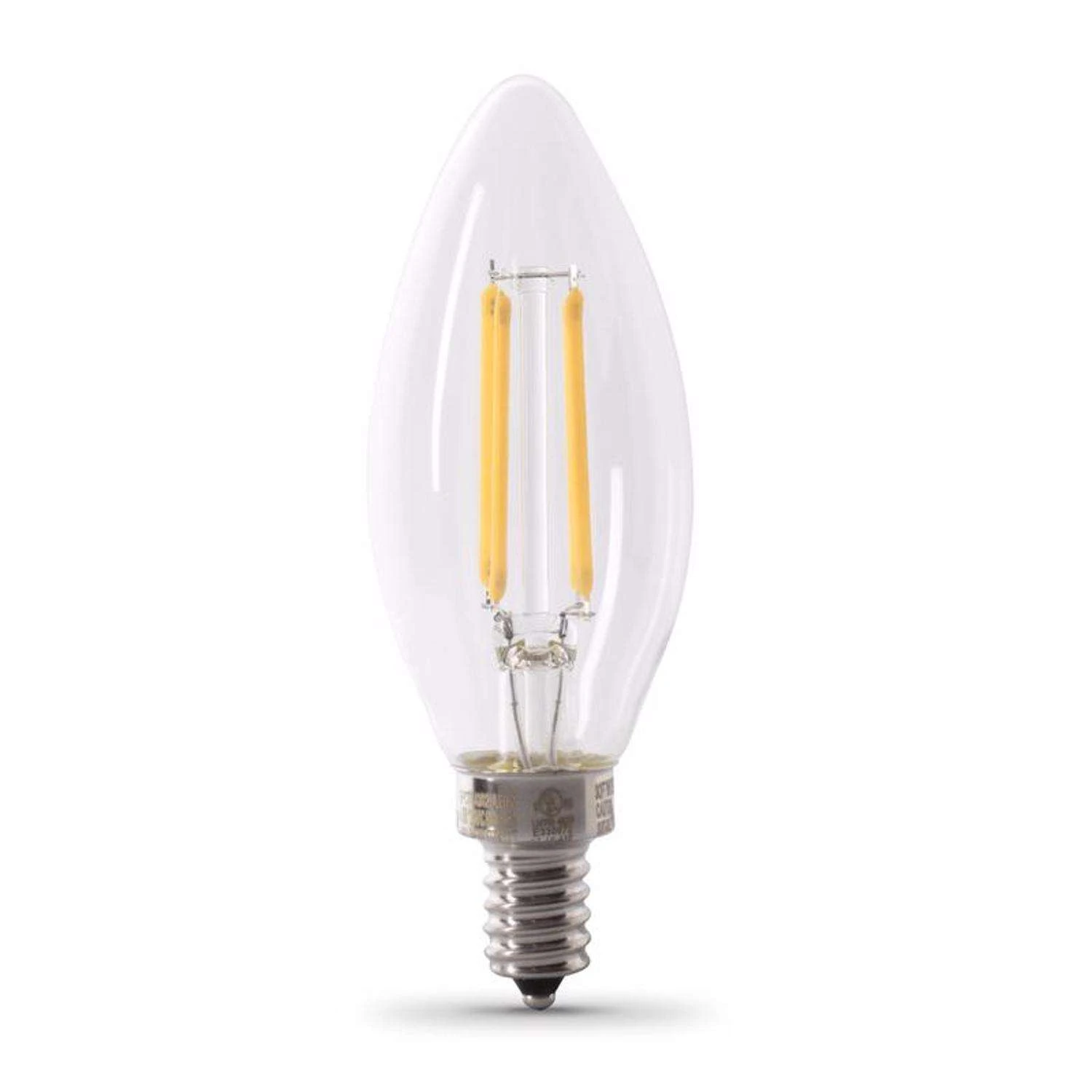 Feit LED Blunt Tip E12 (Candelabra) LED Bulb Daylight 100 Watt Equivalence 2 Pk - Image 2
