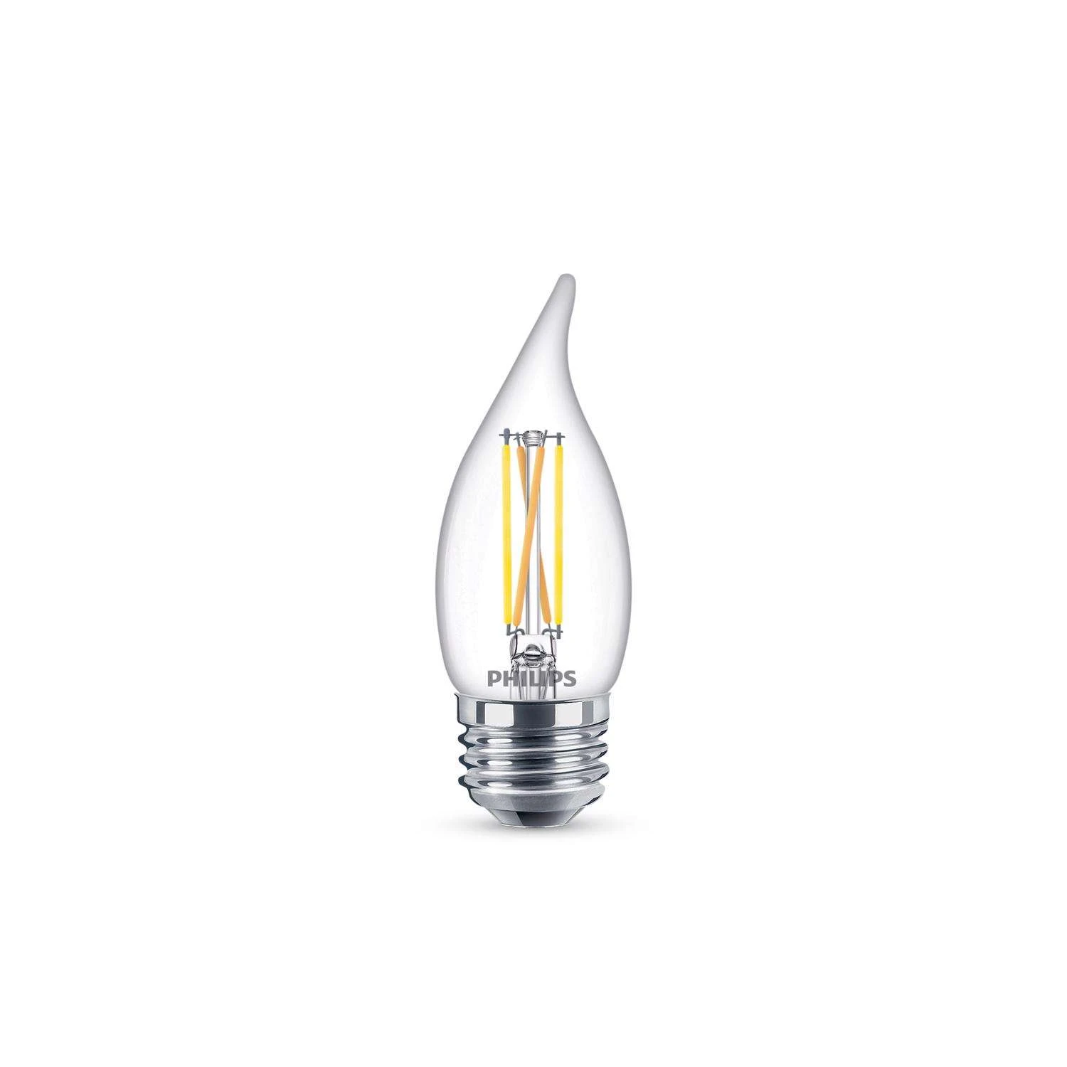 Philips BA11 E26 (Medium) LED Bulb Soft White 60 Watt Equivalence 3 Pk - Image 2
