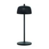 Zafferano Theta 11.8 In. Matte Black Cordless Desk Lamp