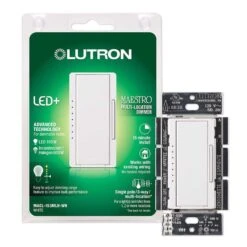 Lutron Maestro White 150 W 3-Way Dimmer Switch 1 Pk