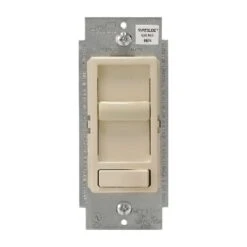 Leviton SureSlide Light Almond 600 W Preset Slide Dimmer Switch 1 Pk