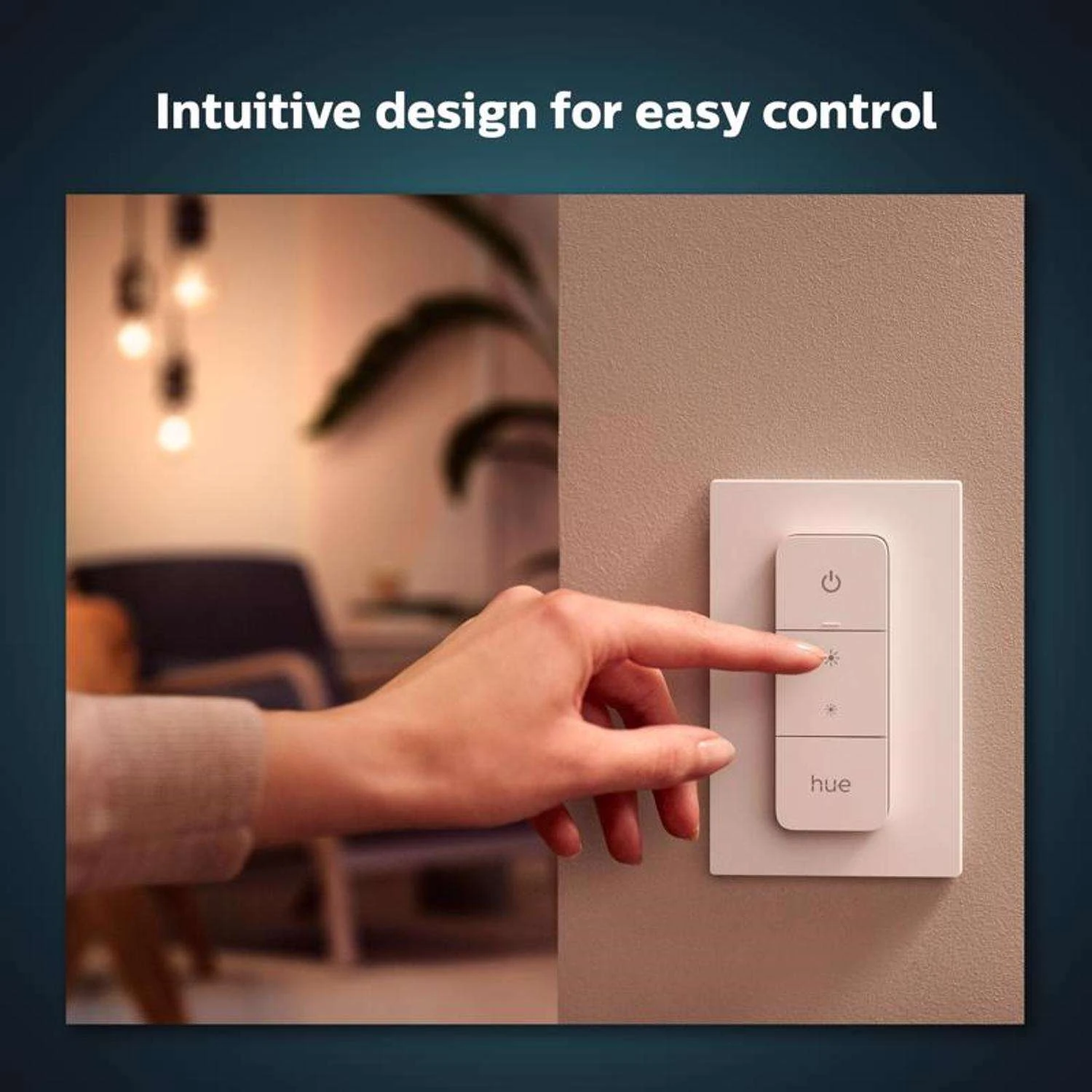 Philips Hue White Wireless Dimmer Switch W/Remote Control 1 Pk - Image 3