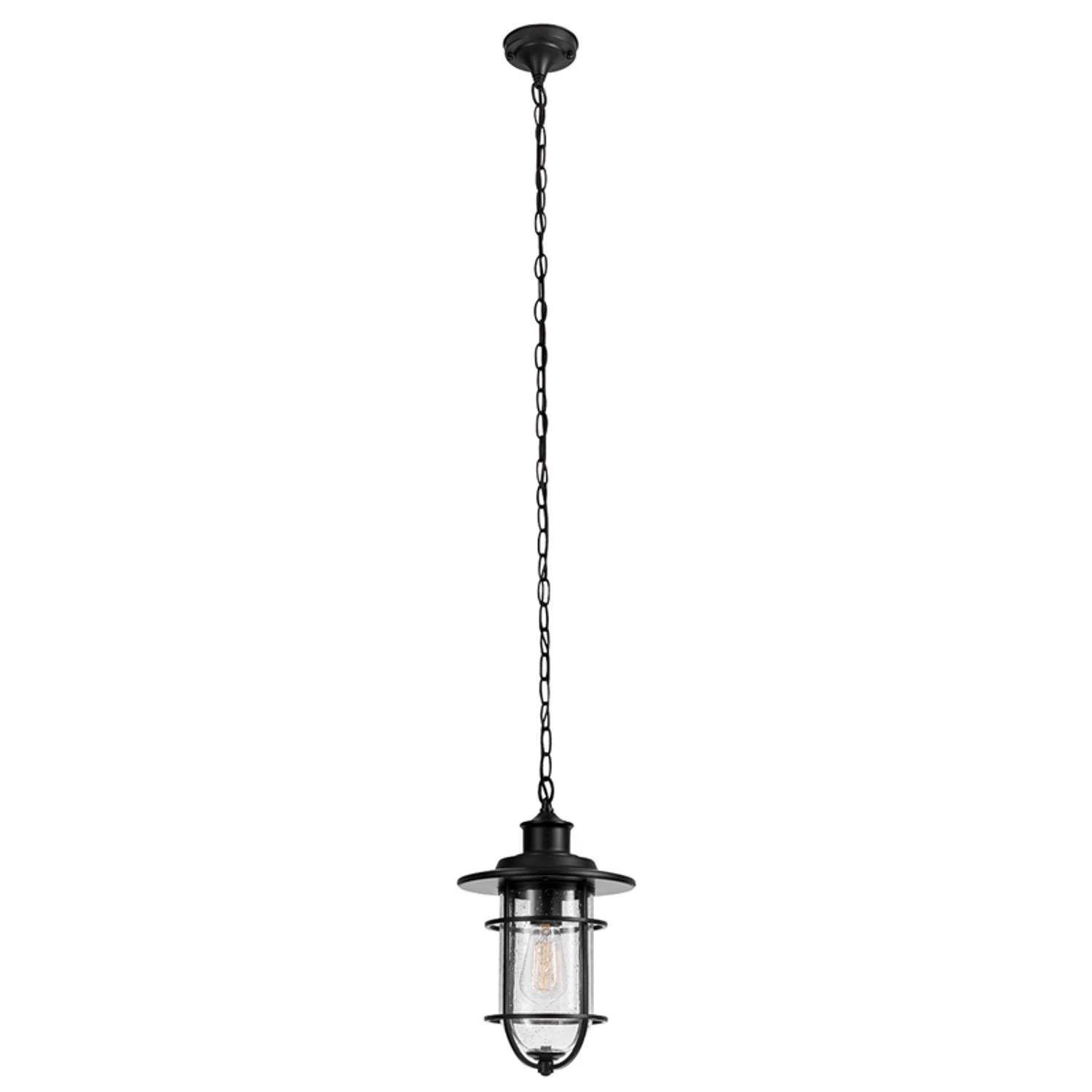 Globe Electric Turner Matte Black 1 Lights Pendant Light