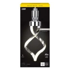 Feit Spiral E26 (Medium) LED Bulb Bright White 60 Watt Equivalence 1 Pk