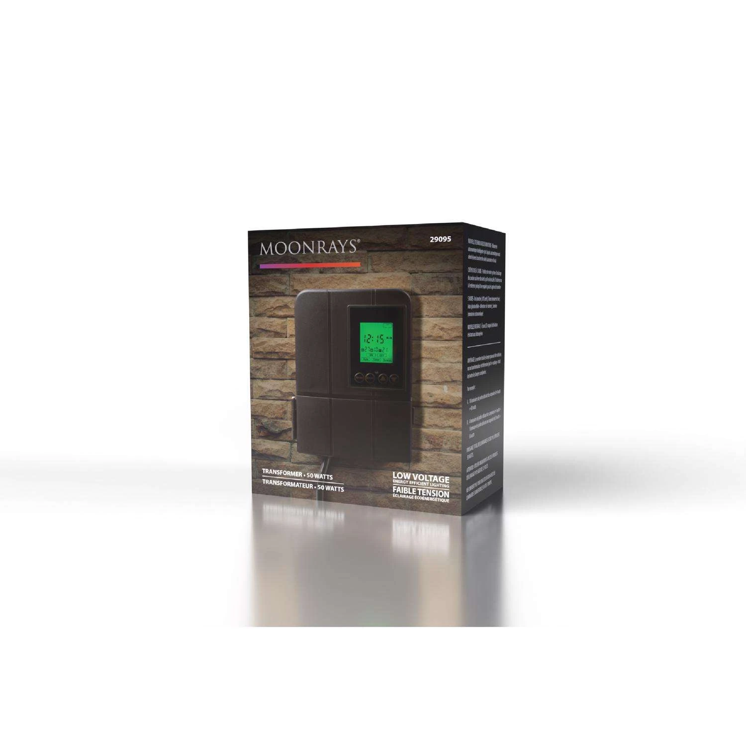 Moonrays Matte Black Low Voltage 50 W LED Transformer 1 Pk - Image 3