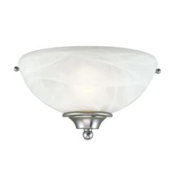 Design House Millbridge 1 Satin White Wall Sconce