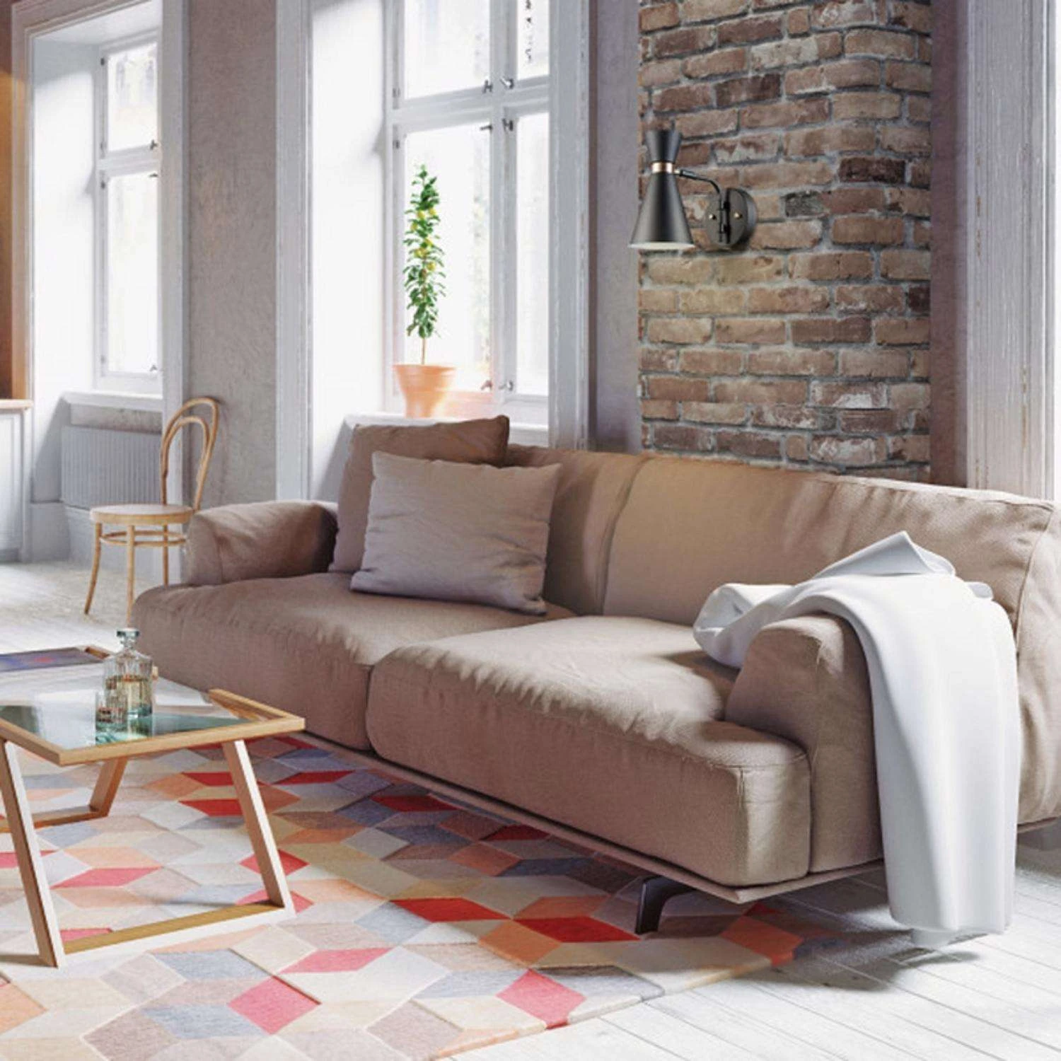 Globe Electric Belmont 1-Light Satin Black Hourglass Wall Sconce - Image 3