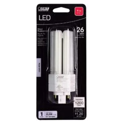 Feit PL GX24Q-3 4-Pin LED Light Bulb Cool White 26 Watt Equivalence 1 Pk