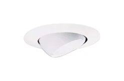 Halo Gloss White 6 In. W Aluminum Eyeball Trim