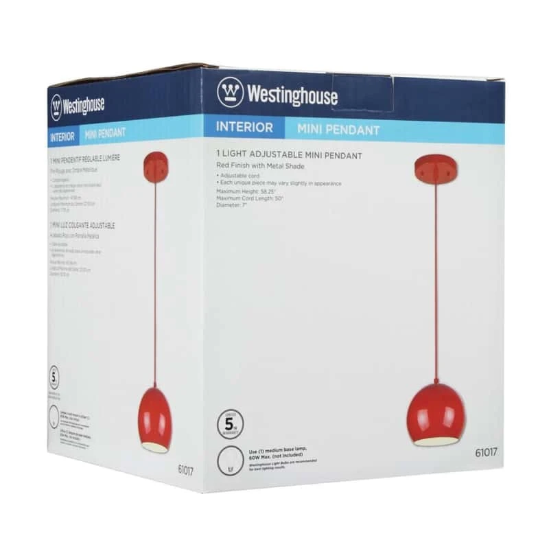 Westinghouse DesignerYou 1 Lights Pendant Light - Image 3