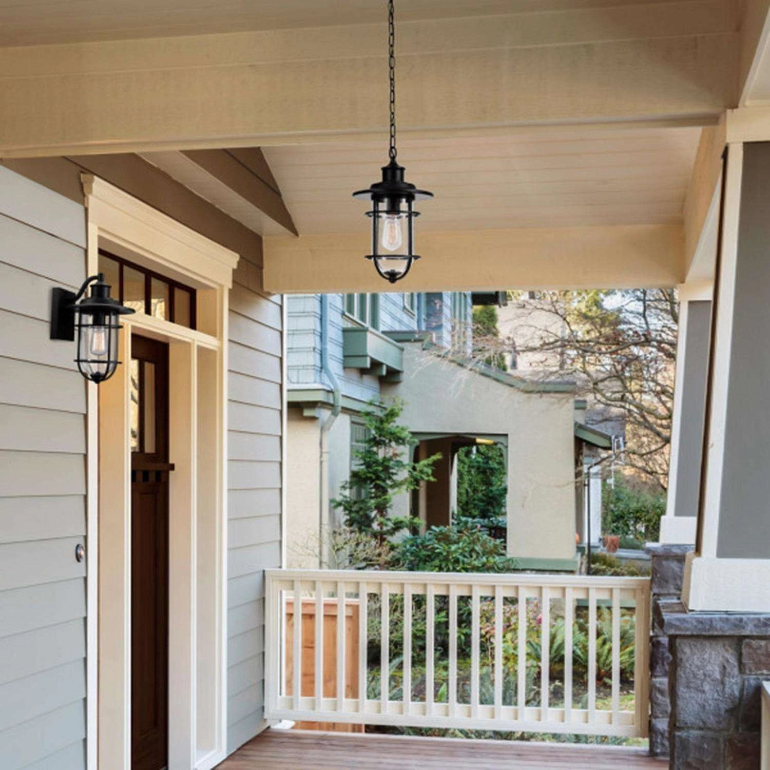 Globe Electric Turner Matte Black 1 Lights Pendant Light - Image 5