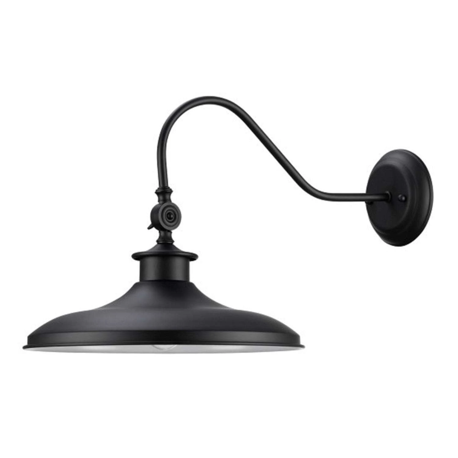 Globe Electric Aedan 1-Light Black Wall Sconce