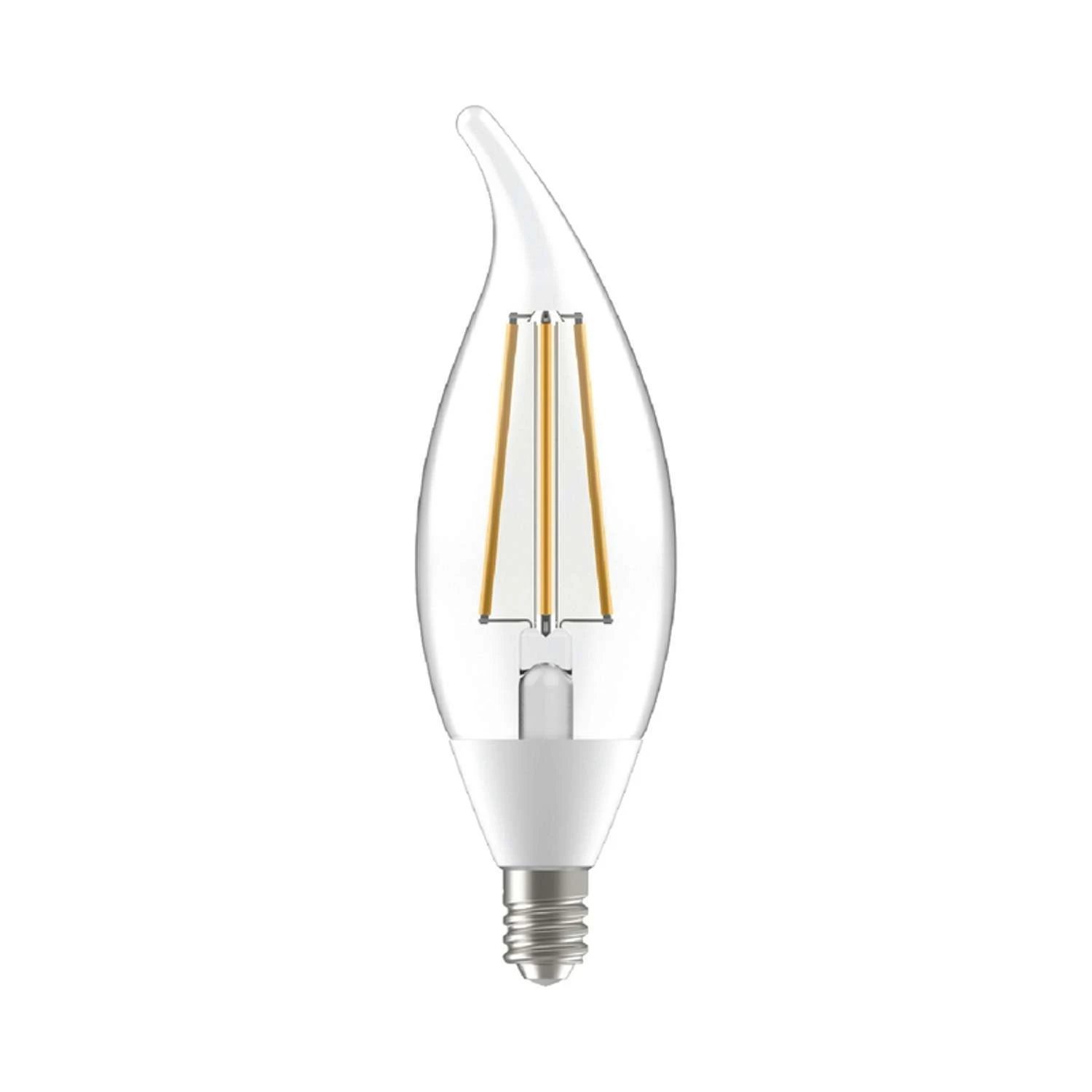 GE LED+ CAC E12 (Candelabra) LED Dusk To Dawn Bulb Soft White 60 Watt Equivalence 2 Pk - Image 2