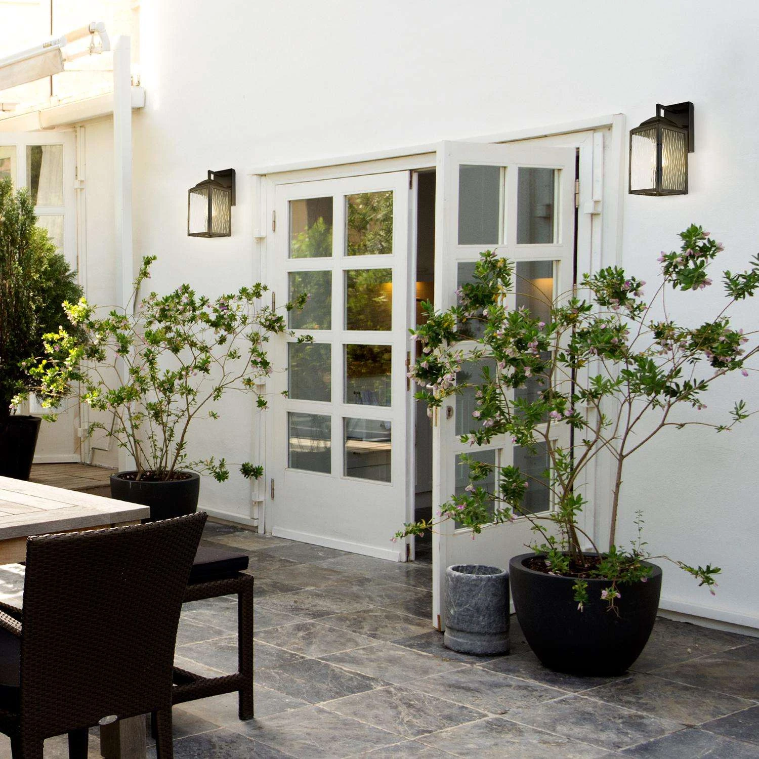 Globe Electric Miller 1-Light Black Downlight Wall Sconce - Image 3