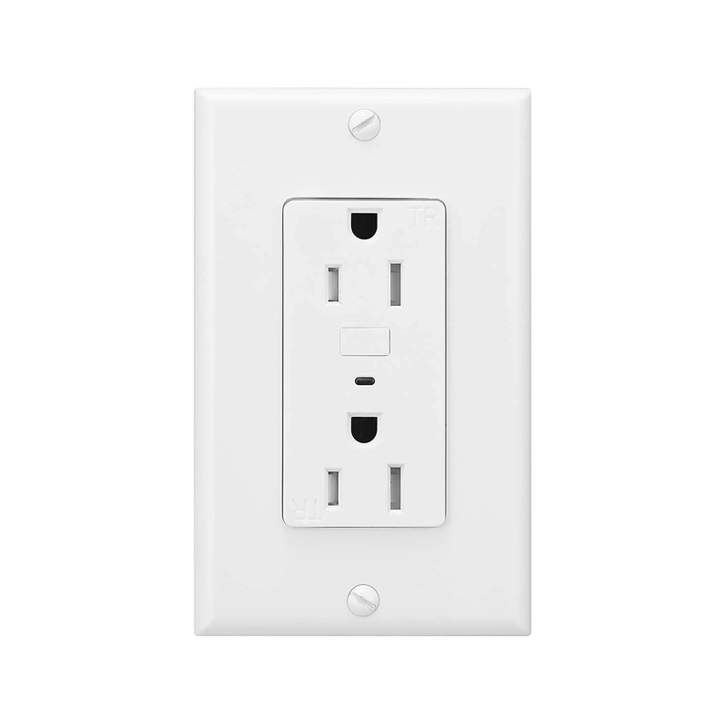 Globe Electric Wi-Fi Smart Home 15 Amps 125 V Duplex White Electrical WiFi Outlet 1 Pk - Image 2