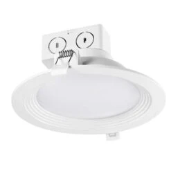 Globe Electric Value Pack White 6 In. W Plastic LED Canless Recessed Downlight 11 W