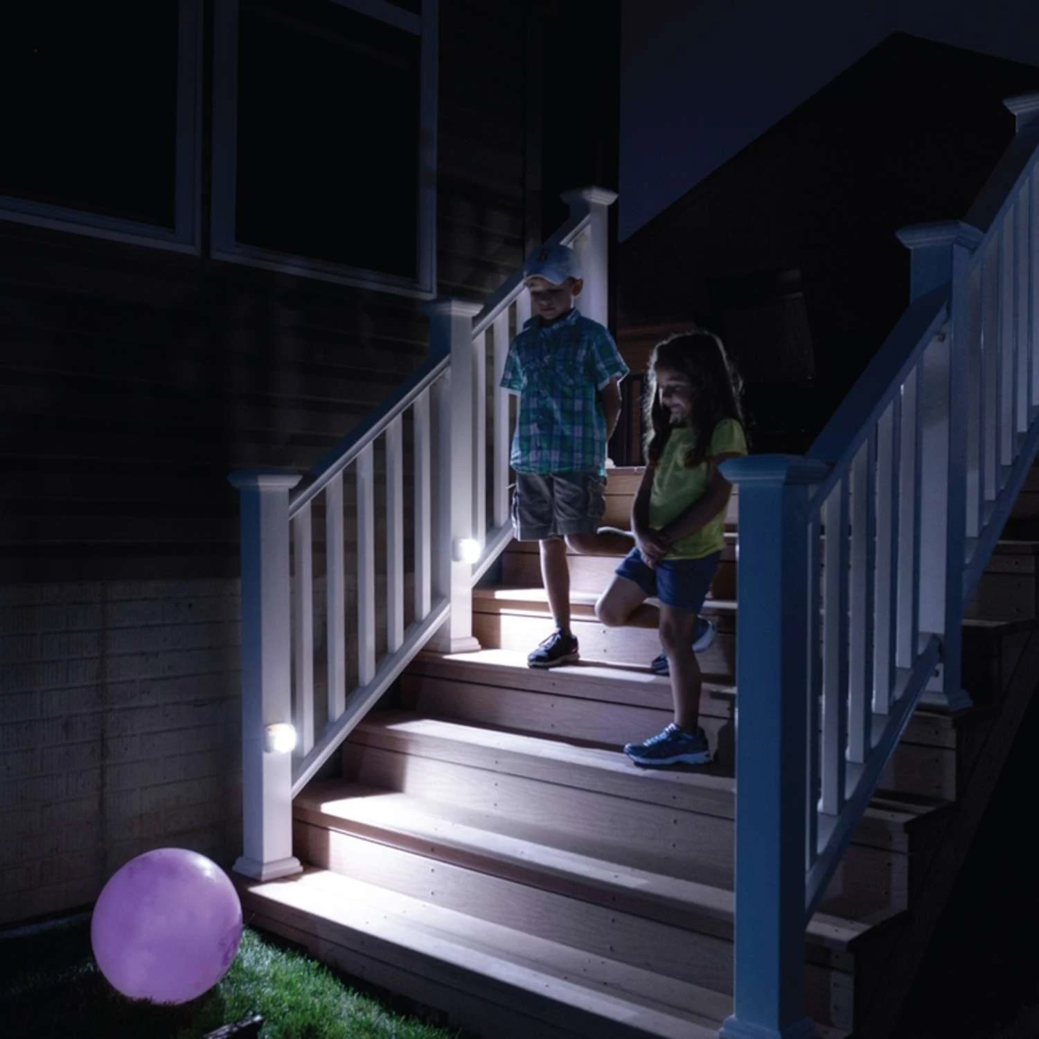 Mr. Beams Motion-Sensing Battery Powered LED White Stair Light - Image 3