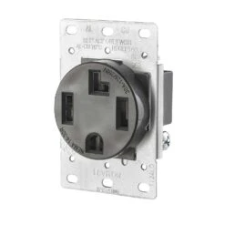 Leviton 30 Amps 125/250 V Duplex Black Outlet 14-30R 1 Pk