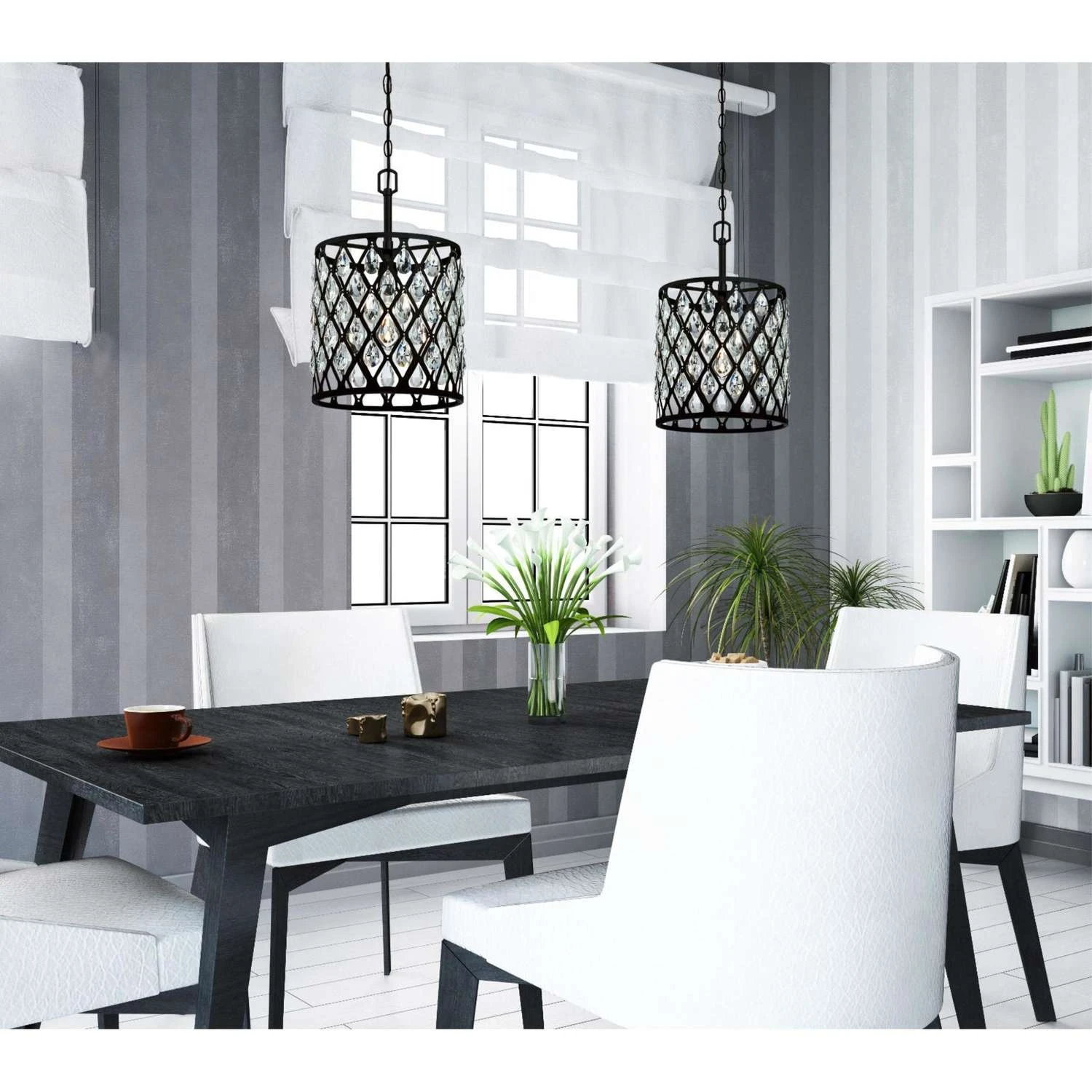 Westinghouse Waltz Matte Black 1 Lights Pendant Light - Image 2