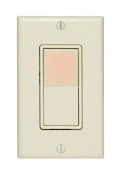Leviton Decora Illuminated 15 Amps Rocker Switch Light Almond 1 Pk